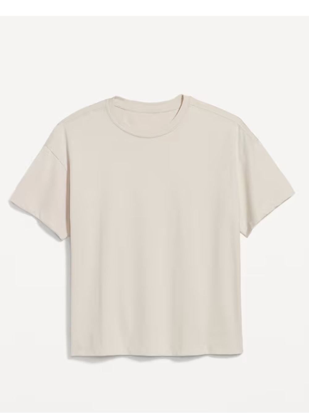 Old Navy Women's Short-Sleeve Vintage Tee in Light Beige